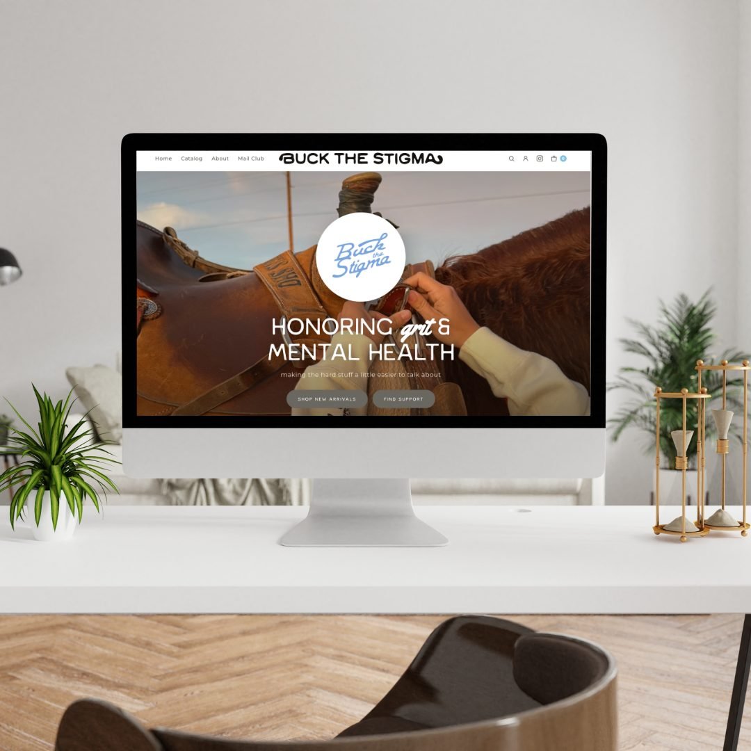Buck the Stigma website on a desktop screen