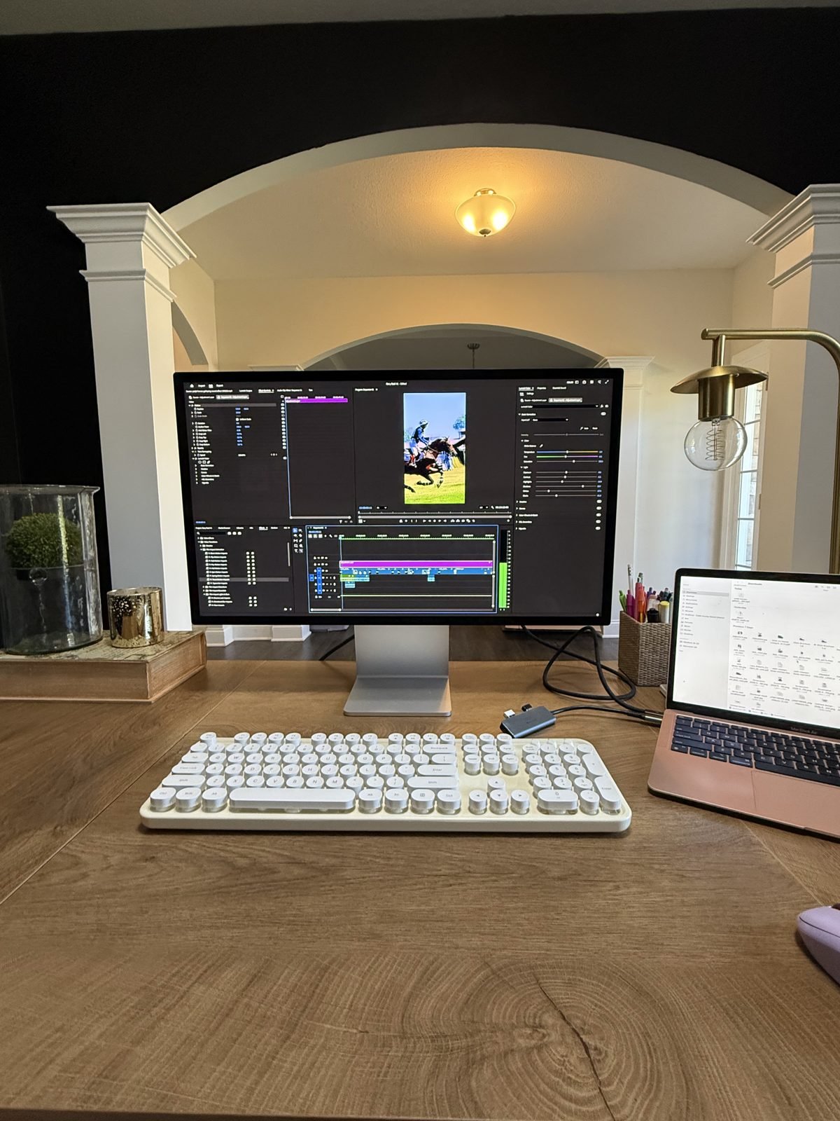 Editing the eventing reel at the Dig1t desk